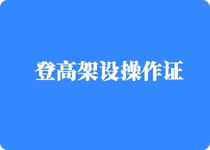 性感美女被爆插国产视频登高架设操作证